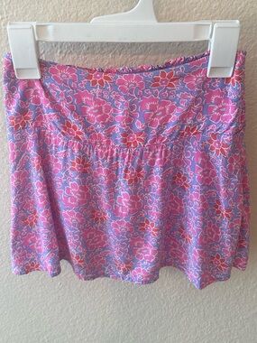 Crewcuts Pink and Lavender Floral Skirt